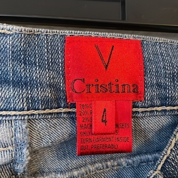 𝅺V Cristina Women’s Denim Jeans Size 4 - Picture 4 of 12